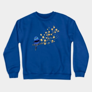 Blue Bird Tree Crewneck Sweatshirt